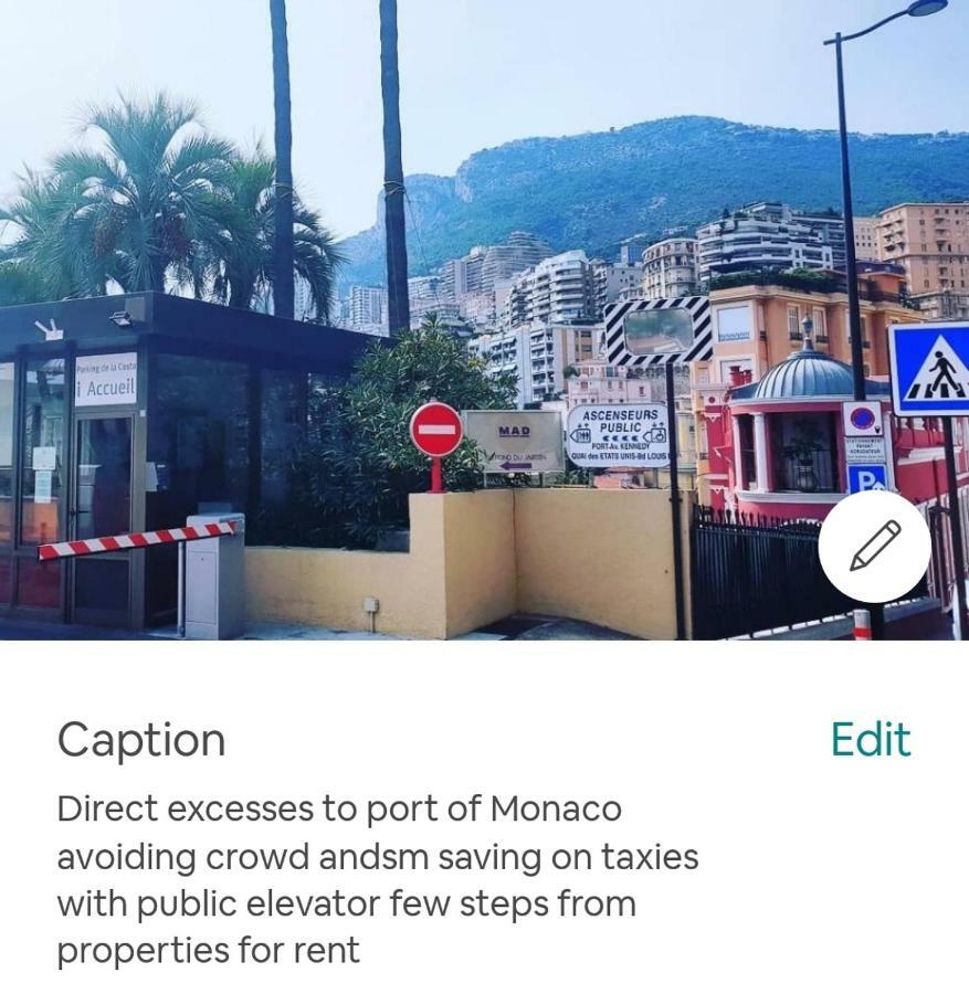 Home For 2 Few Steps From Casino Monte Carlo And Beach โบโซเลย ภายนอก รูปภาพ